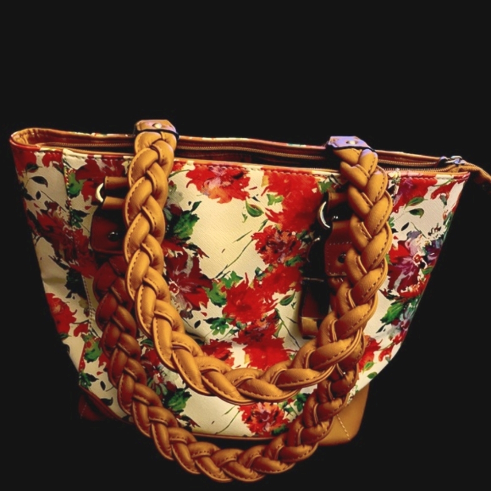 Apt 9 floral satchel